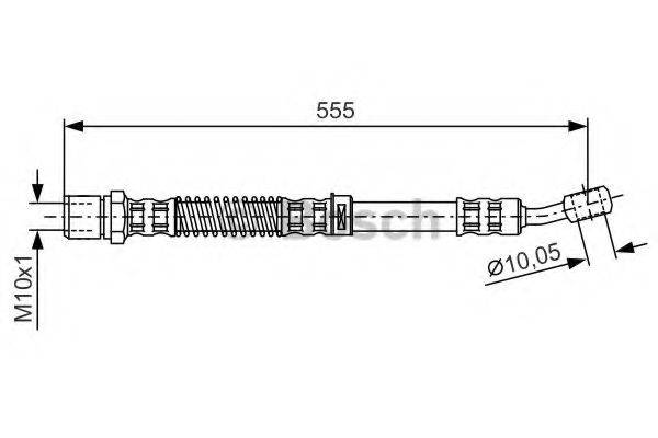 BOSCH 1987481144 Гальмівний шланг