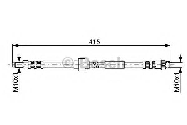 BOSCH 1987481165 Гальмівний шланг