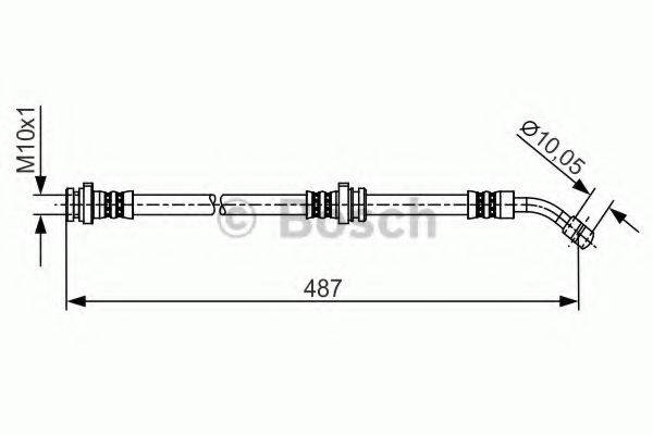 BOSCH 1987481216 Гальмівний шланг