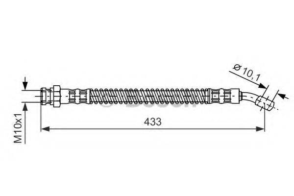 BOSCH 1987481277 Гальмівний шланг
