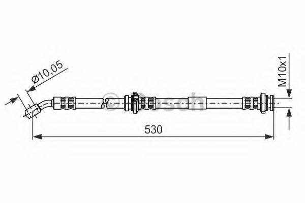 BOSCH 1987481287 Гальмівний шланг