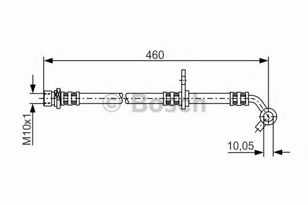 BOSCH 1987481305 Гальмівний шланг
