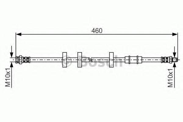 BOSCH 1987481336 Гальмівний шланг
