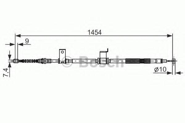 BOSCH 1987482294 Трос, стоянкова гальмівна система