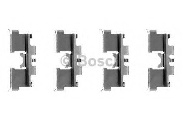 BOSCH 1987474124 Комплектуючі, колодки дискового гальма