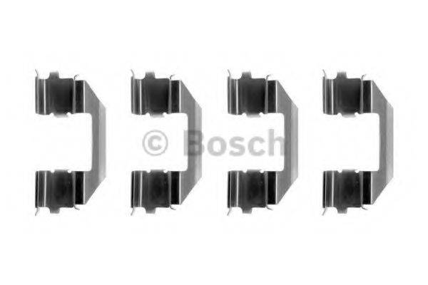 BOSCH 1987474385 Комплектуючі, колодки дискового гальма