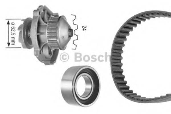 BOSCH 1987948798 Водяний насос + комплект зубчастого ременя