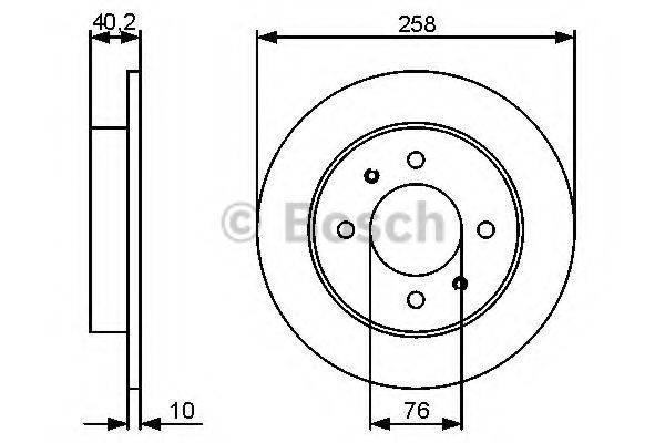 BOSCH 0986479484 гальмівний диск