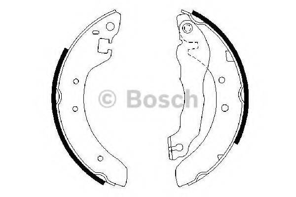 BOSCH 0986487299 Комплект гальмівних колодок