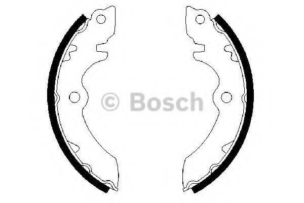 BOSCH 0986487345 Комплект гальмівних колодок