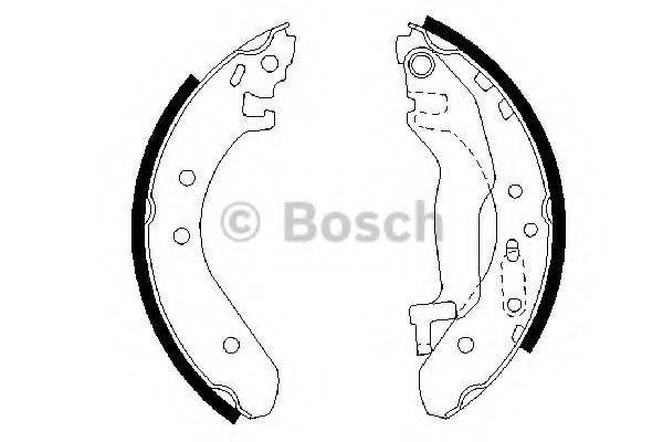 BOSCH 0986487364 Комплект гальмівних колодок