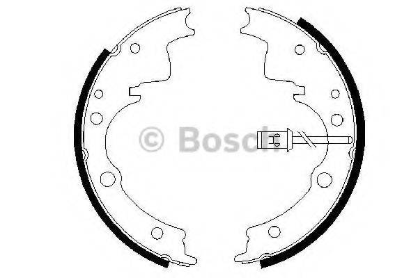 BOSCH 0986487375 Комплект гальмівних колодок