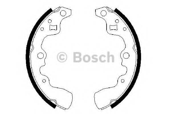 BOSCH 0986487379 Комплект гальмівних колодок