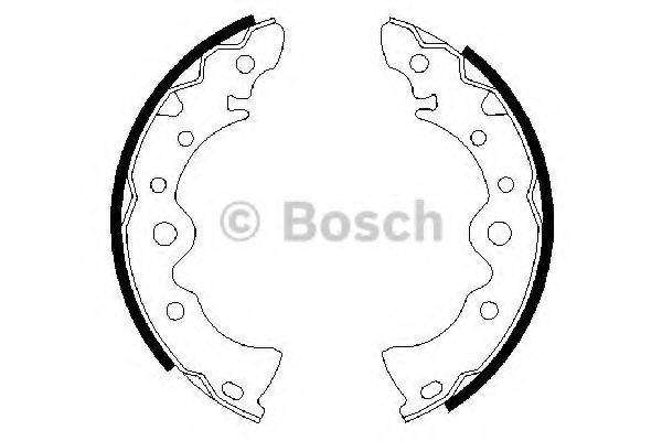 BOSCH 0986487398 Комплект гальмівних колодок