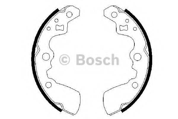 BOSCH 0986487430 Комплект гальмівних колодок