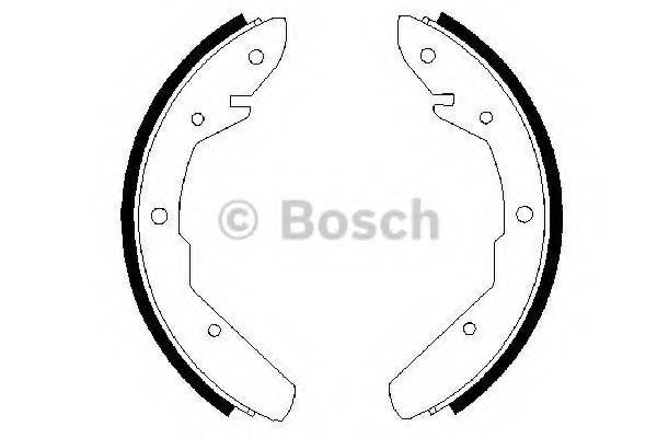 BOSCH 0986487535 Комплект гальмівних колодок