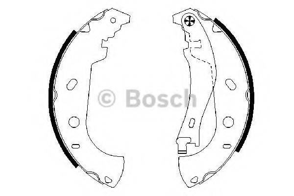 BOSCH 0986487559 Комплект гальмівних колодок