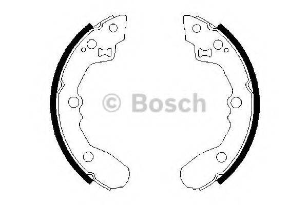 BOSCH 0986487688 Комплект гальмівних колодок