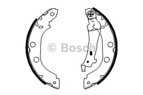 BOSCH 0986487699 Комплект гальмівних колодок