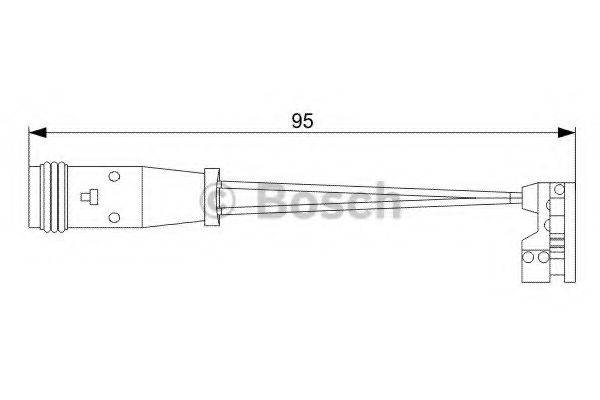 BOSCH 1987473006 Сигналізатор, знос гальмівних колодок