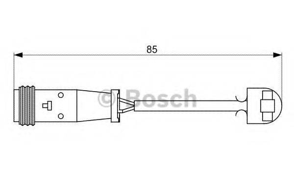 BOSCH 1987473038 Сигналізатор, знос гальмівних колодок