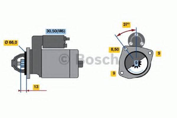 BOSCH 0001107411 Стартер