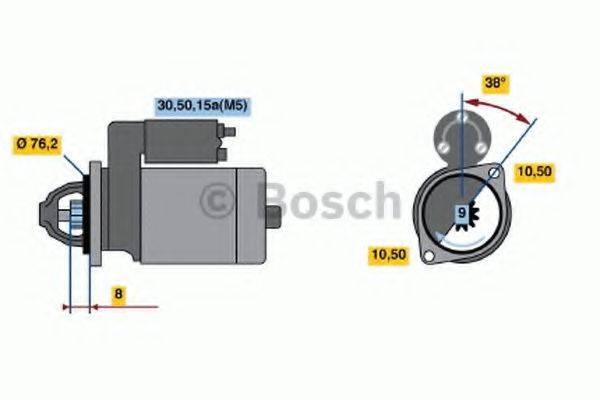 BOSCH 0001108019 Стартер