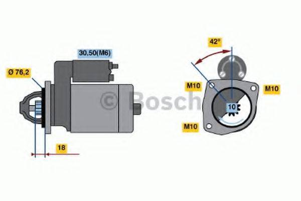 BOSCH 0001108139 Стартер