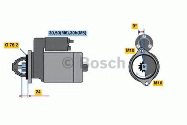 BOSCH 0001110071 Стартер