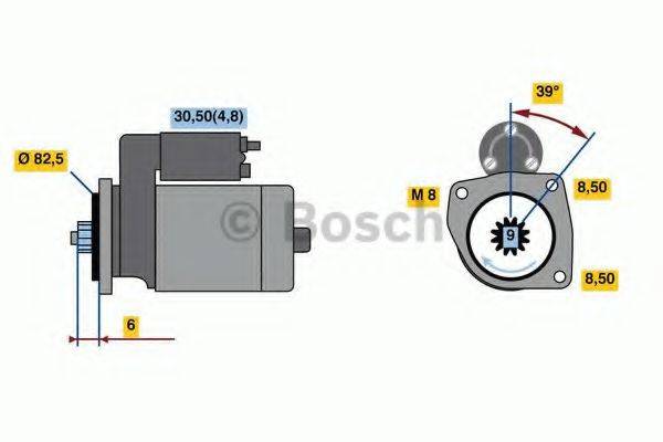 BOSCH 0001121034 Стартер