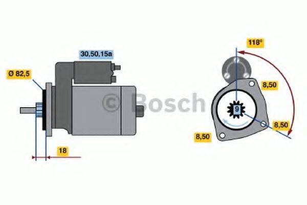 BOSCH 0001211218 Стартер