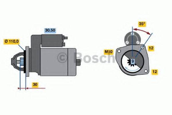 BOSCH 0001218774 Стартер