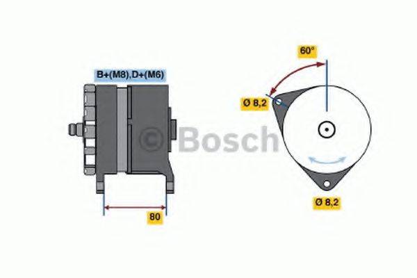 BOSCH 0120468007 Генератор