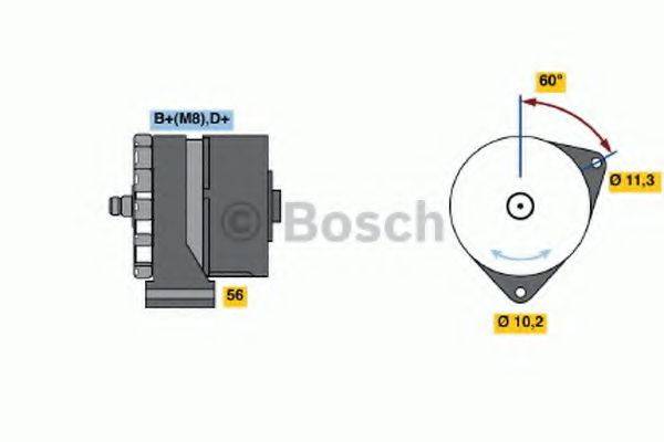 BOSCH 0120468045 Генератор