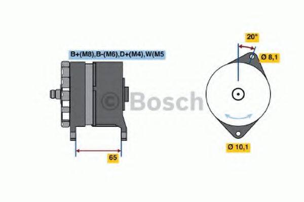 BOSCH 0120468140 Генератор