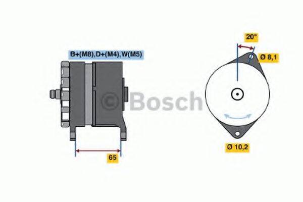 BOSCH 0120468154 Генератор