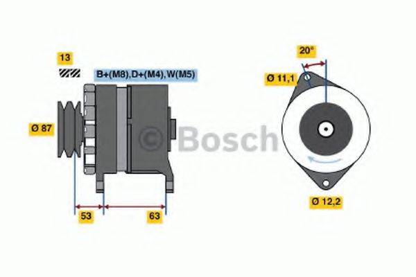 BOSCH 0120469010 Генератор