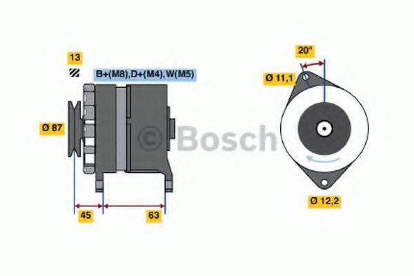 BOSCH 0120469999 Генератор