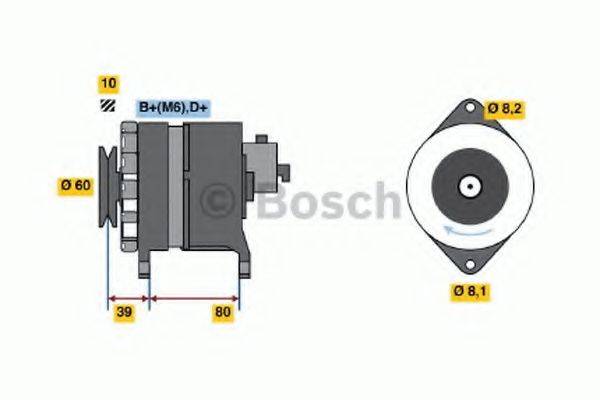 BOSCH 0120488012 Генератор