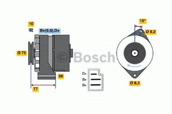 BOSCH 0120489076 Генератор