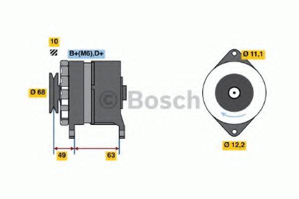 BOSCH 0120489146 Генератор