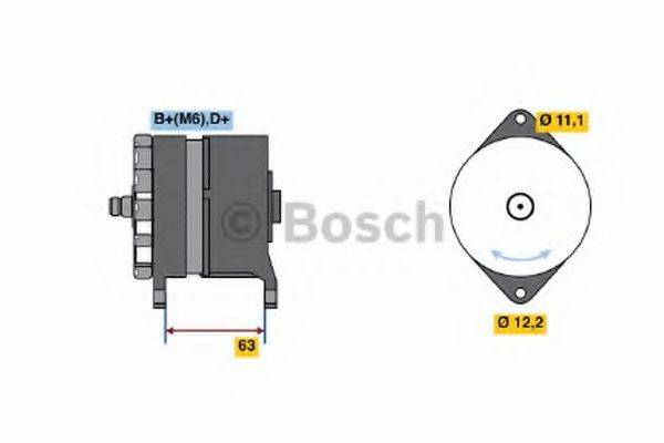 BOSCH 0120489410 Генератор