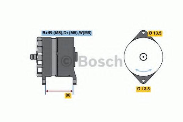 BOSCH 0120689516 Генератор