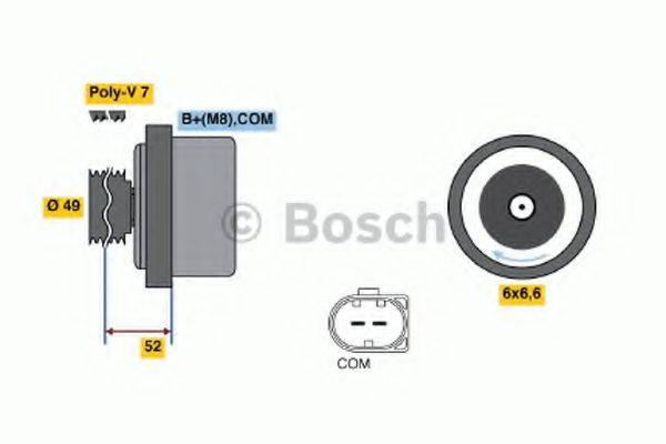 BOSCH 01220AA120 Генератор