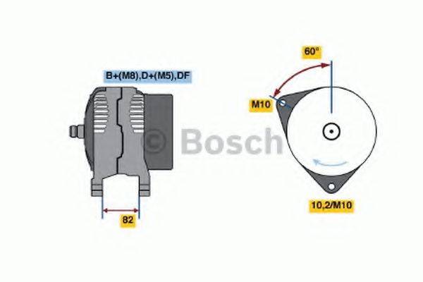 BOSCH 0123520026 Генератор