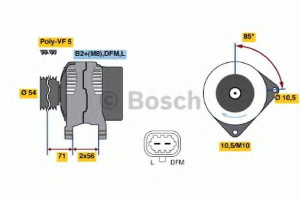 BOSCH 0124425060 Генератор