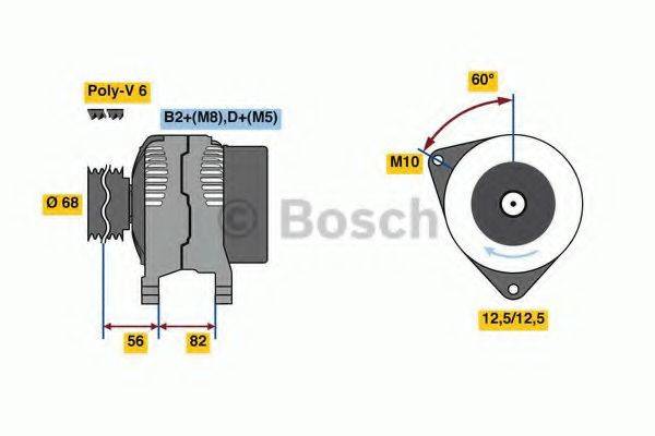 BOSCH 0124515099 Генератор