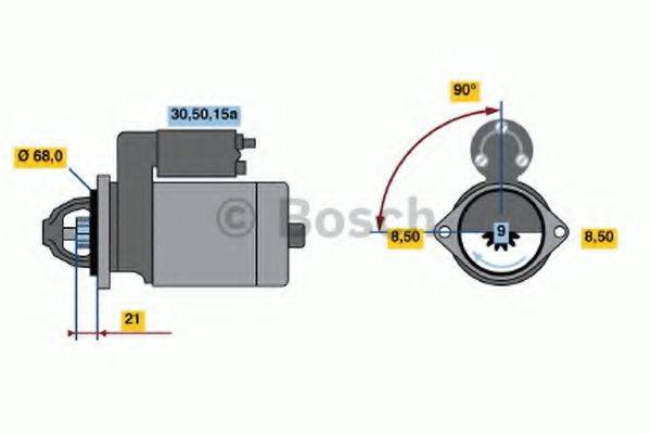 BOSCH 0986014860 Стартер