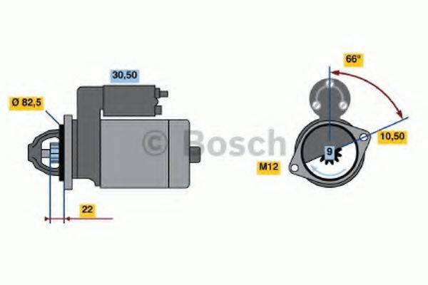 BOSCH 0986010250 Стартер