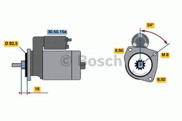 BOSCH 0986010480 Стартер